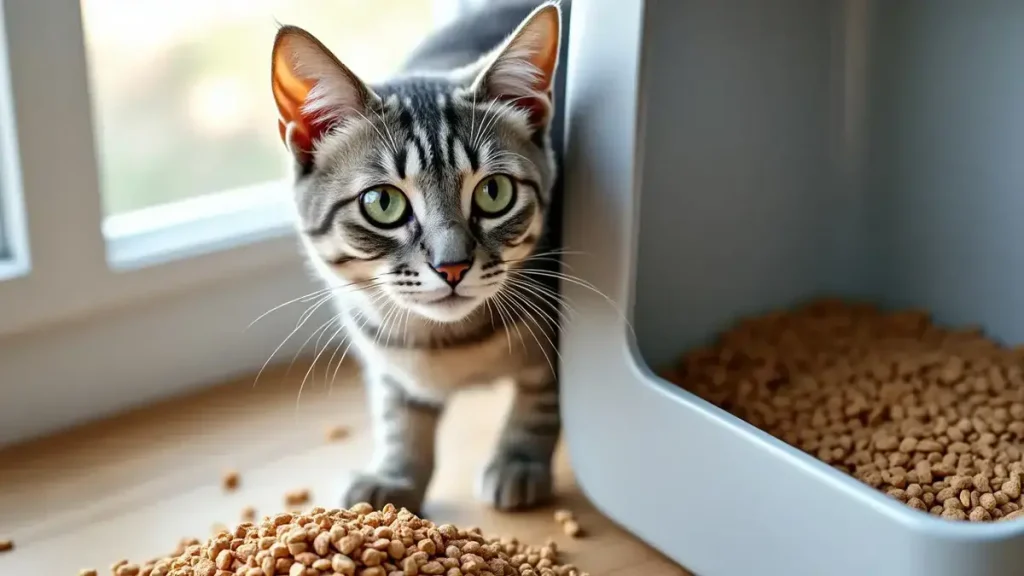 Houtpellets als kattenbakvulling gebruiken, een zeer goedkope tip goedgekeurd door experts